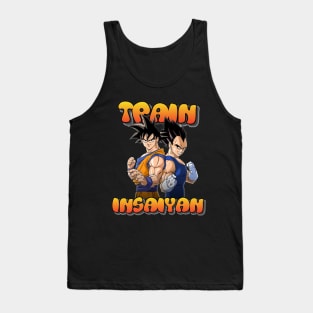 Train insiayan Orange lettertype Tank Top